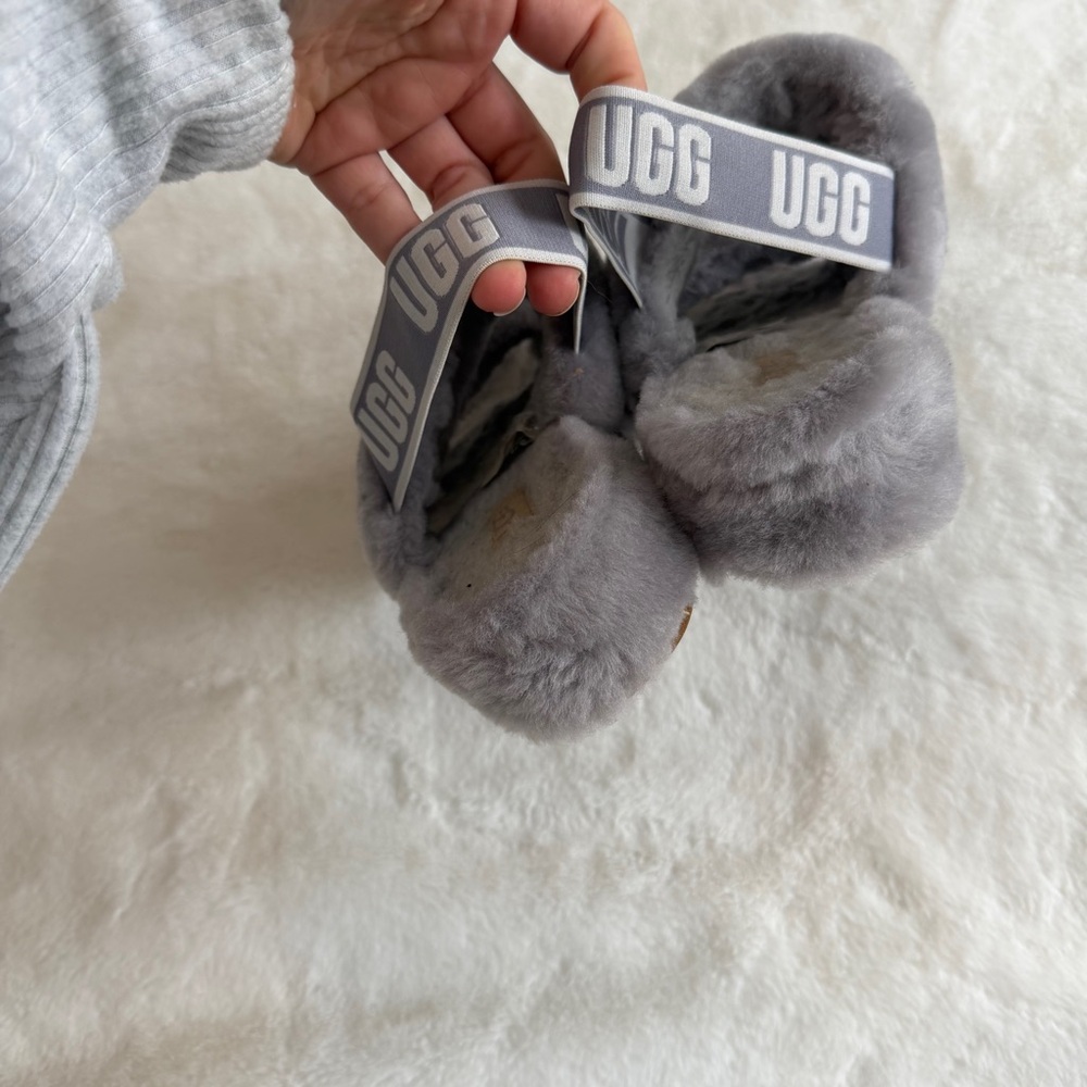 UGG Oh Yeah Slippers Gray/Purple Size 8 - Picture 9 of 11